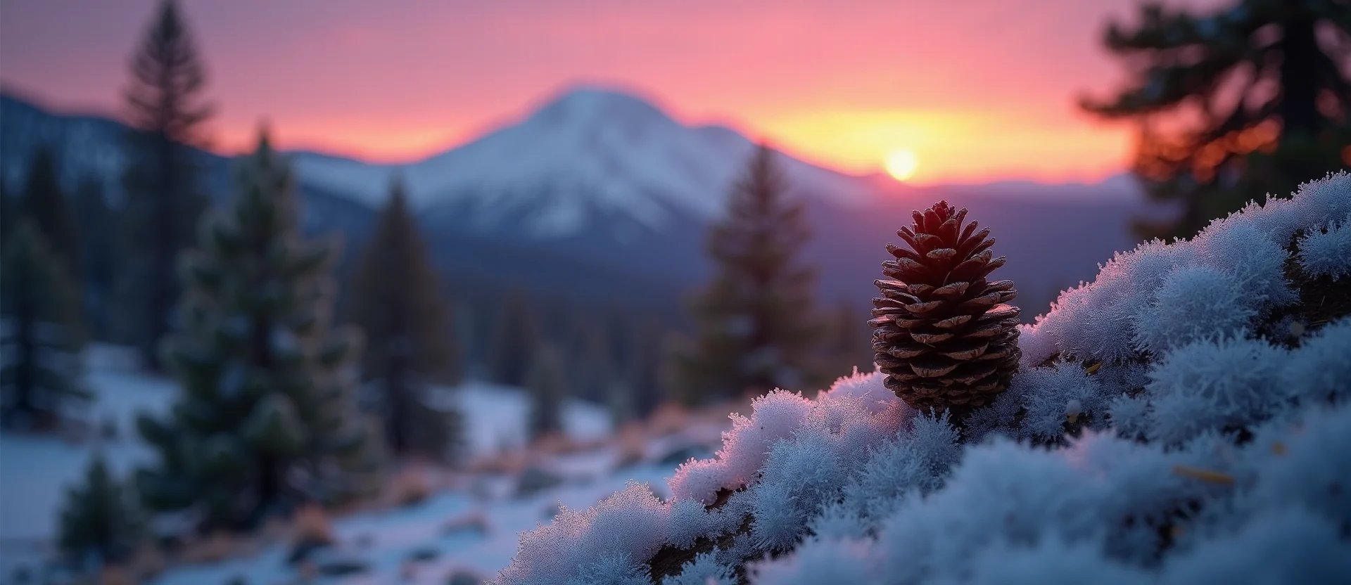 Symbolizing Seed/New Beginning: A local Sierra Juniper opening pine cone. - AI Generated