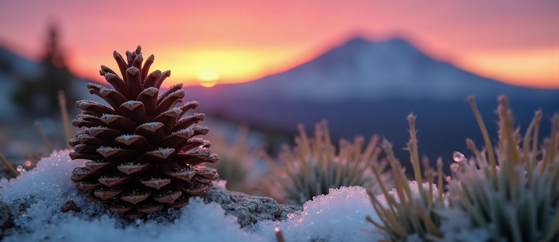 Symbolizing Seed/New Beginning: A local Sagebrush (Artemisia tridentata) opening pine cone. - AI Generated