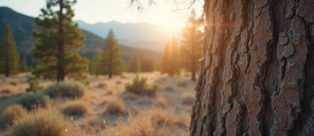 Symbolizing Identity/Local: A local Quaking Aspen High Desert vista. - AI Generated