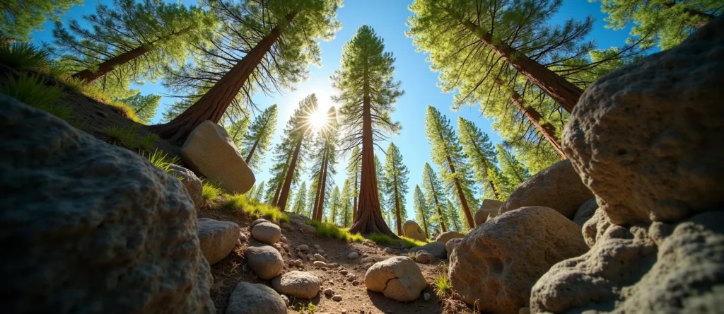 Symbolizing Growth/Resilience: A local Ponderosa Pine thriving aspen grove. - AI Generated