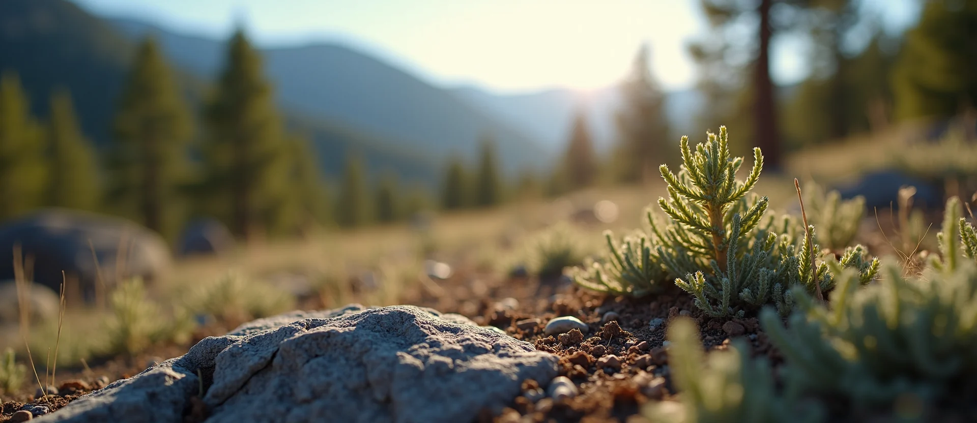 Symbolizing Seed/New Beginning: A local Bitterbrush sprouting sagebrush seedling. - AI Generated