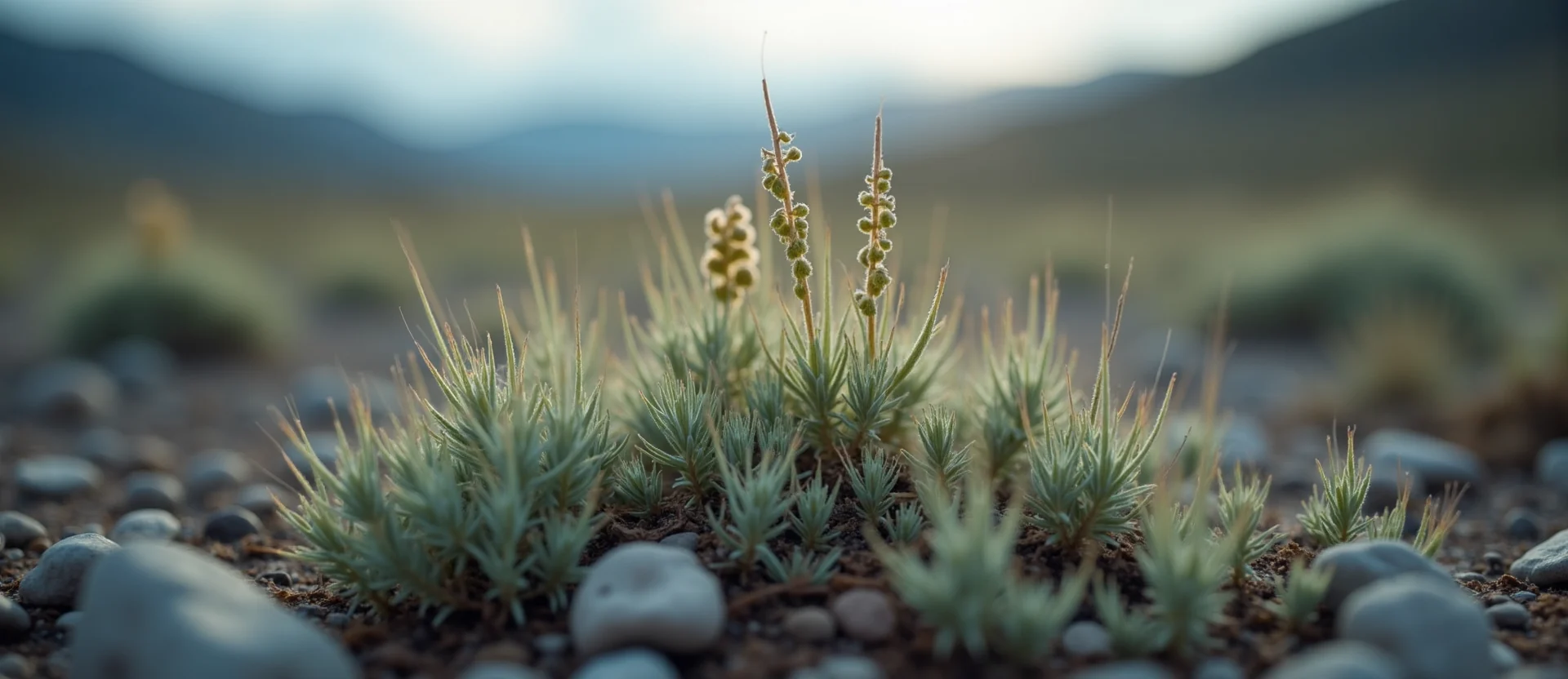 Symbolizing Seed/New Beginning: A local Quaking Aspen sprouting sagebrush seedling. - AI Generated
