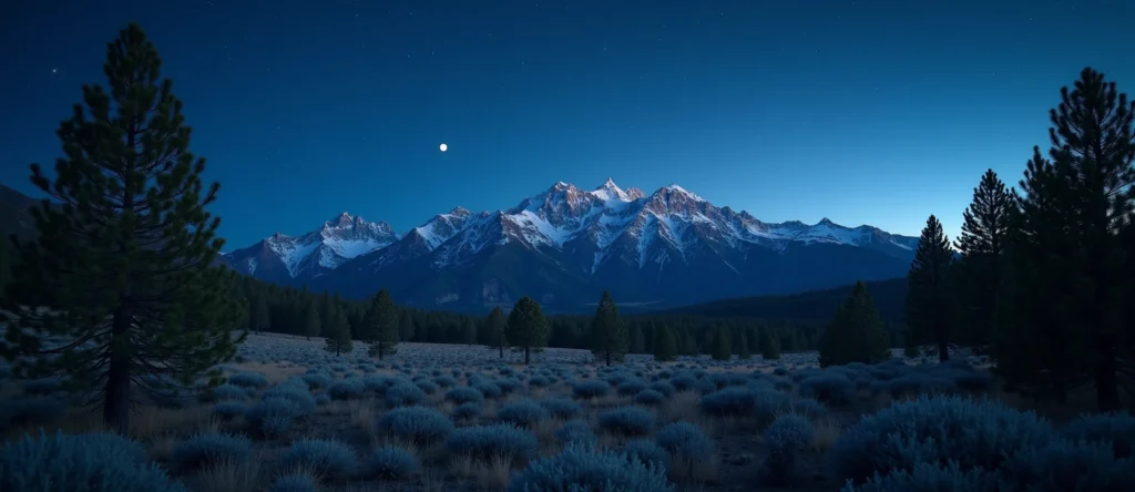 Symbolizing Identity/Local: A local Sierra Juniper Sierra Nevada skyline. - AI Generated