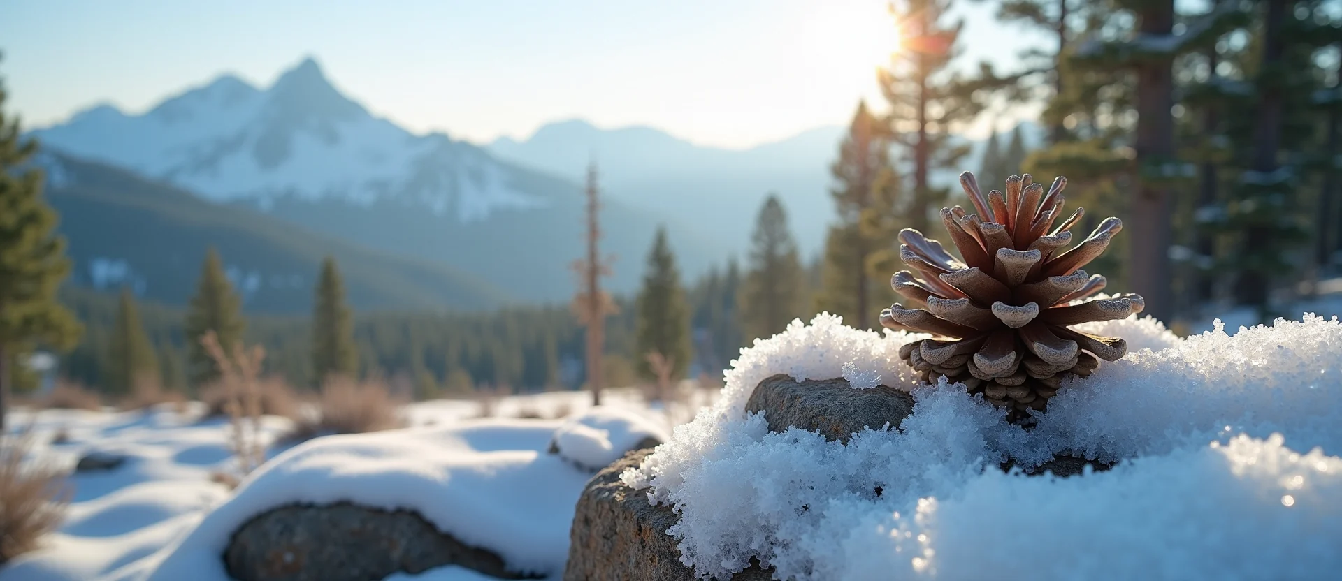 Symbolizing Seed/New Beginning: A local Quaking Aspen opening pine cone. - AI Generated