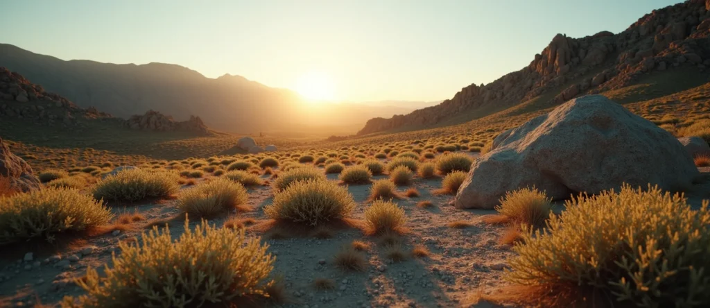 Symbolizing Identity/Local: A local Rabbitbrush Mt. Rose foothills. - AI Generated