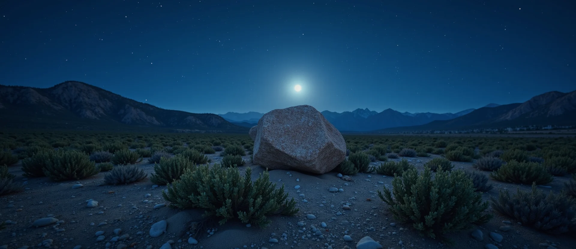 Symbolizing Stability/Peak: A local Desert Peach unshakable boulder. - AI Generated
