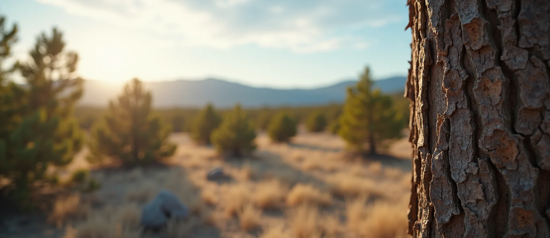 Symbolizing Stability/Peak: A local Manzanita distant Sierra horizon. - AI Generated