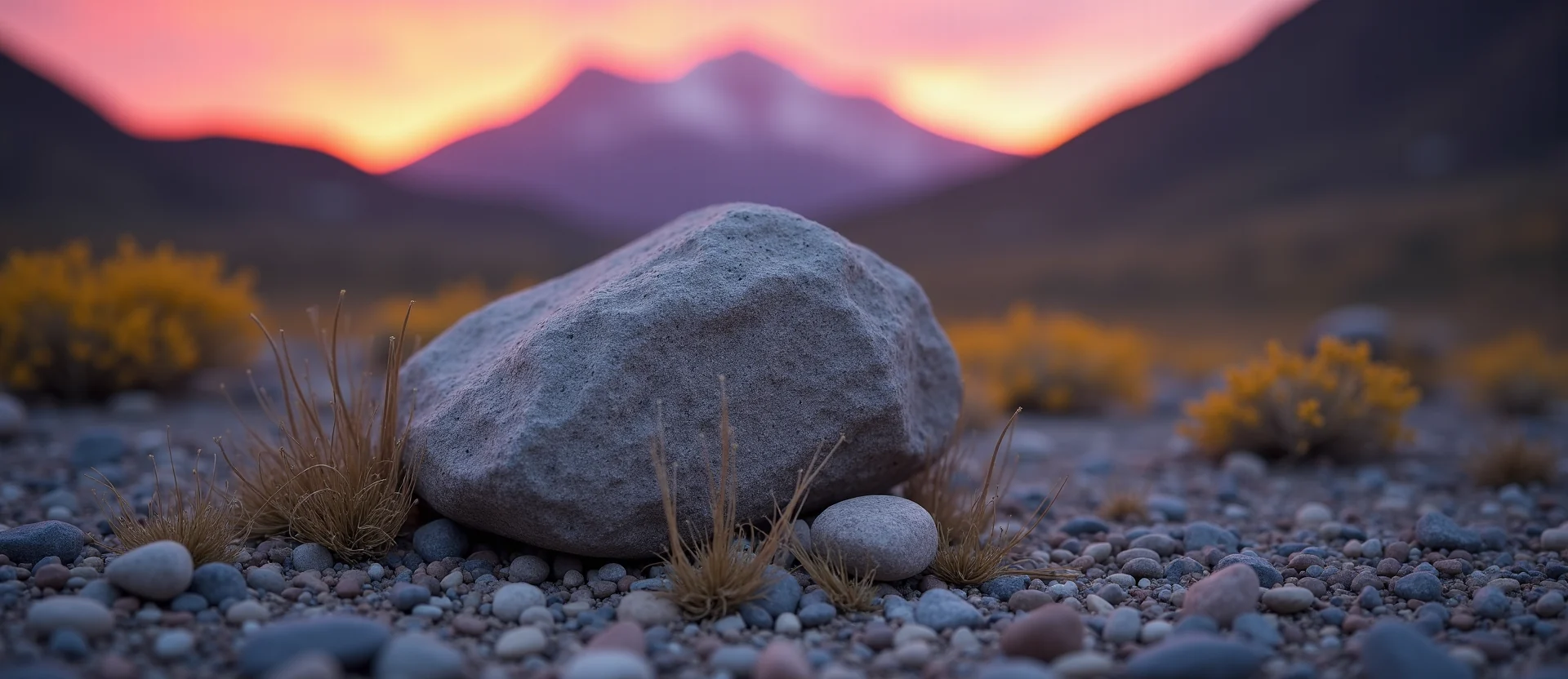 Symbolizing Stability/Peak: A local Quaking Aspen unshakable boulder. - AI Generated