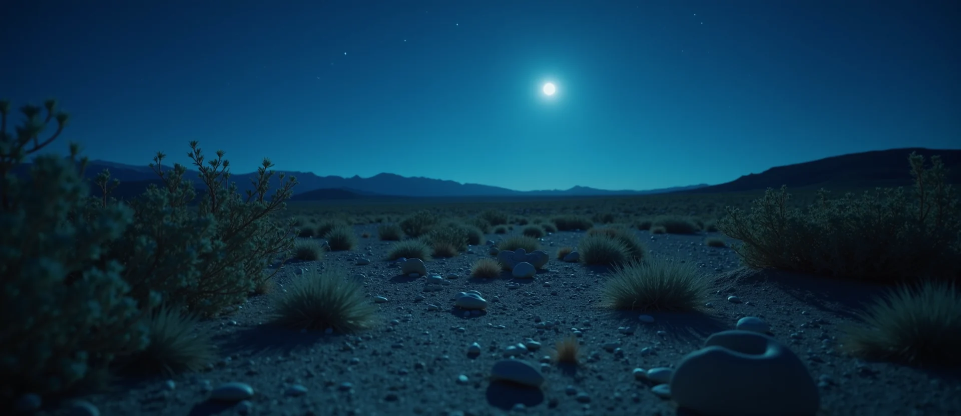 Symbolizing Stability/Peak: A local Sagebrush (Artemisia tridentata) distant Sierra horizon. - AI Generated