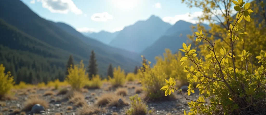 Symbolizing Identity/Local: A local Mountain Mahogany Washoe Valley floor. - AI Generated