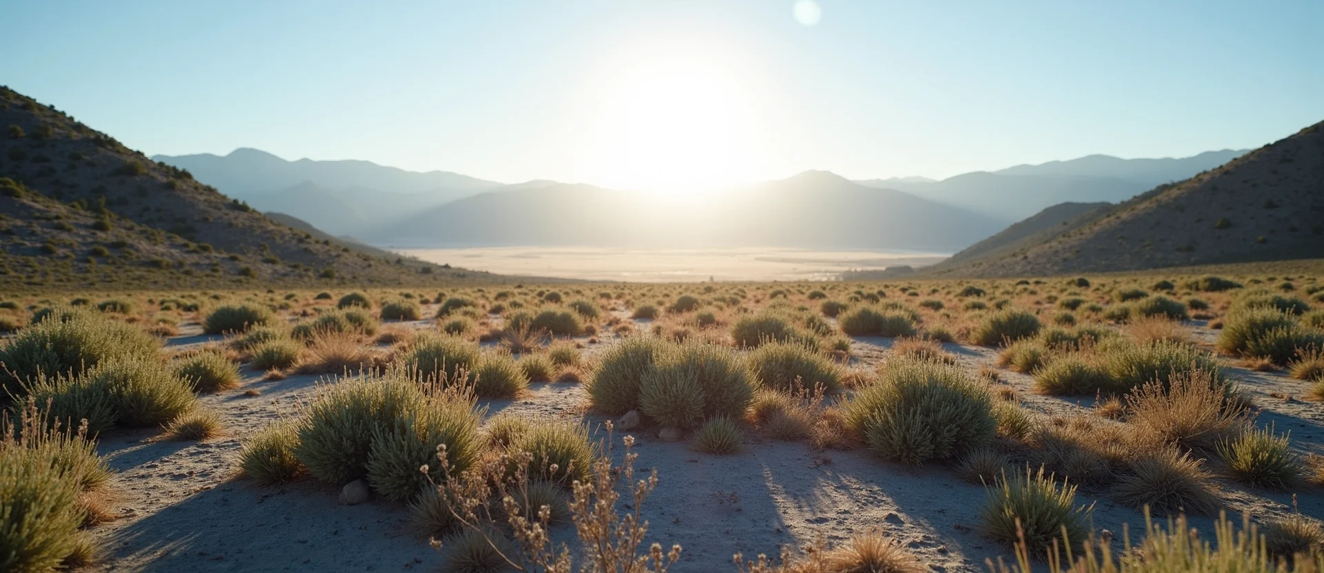 Symbolizing Identity/Local: A local Rabbitbrush Washoe Valley floor. - AI Generated