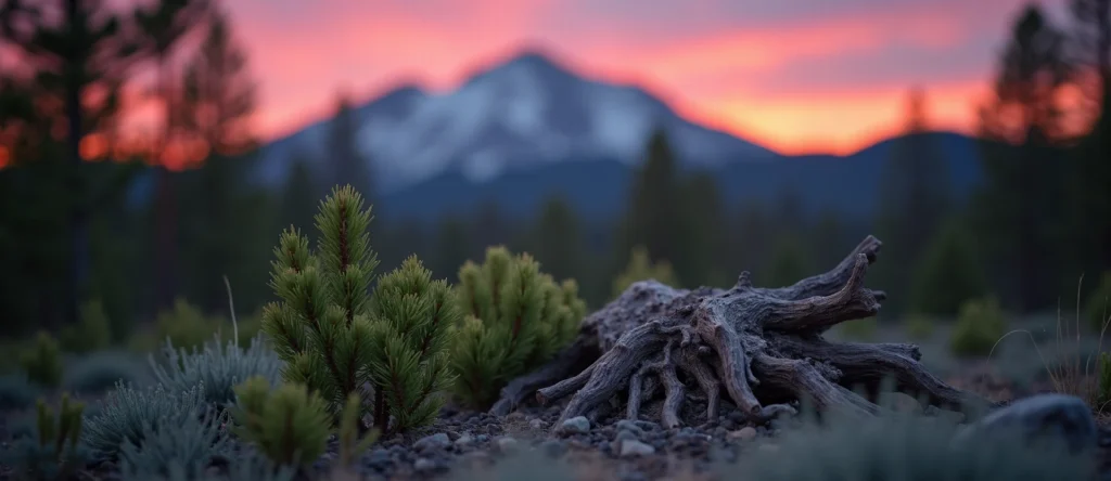 Symbolizing Growth/Resilience: A local Quaking Aspen gnarled juniper roots. - AI Generated