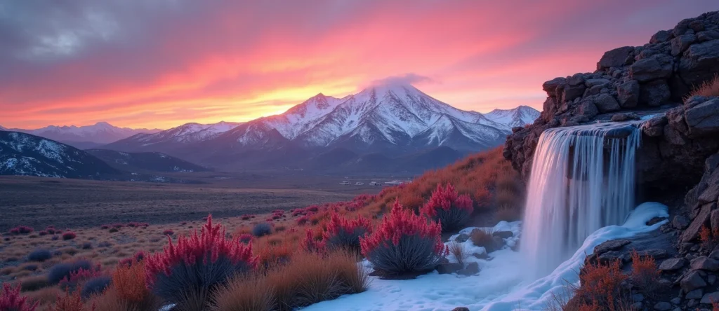 Symbolizing Identity/Local: A local Indian Paintbrush Mt. Rose foothills. - AI Generated