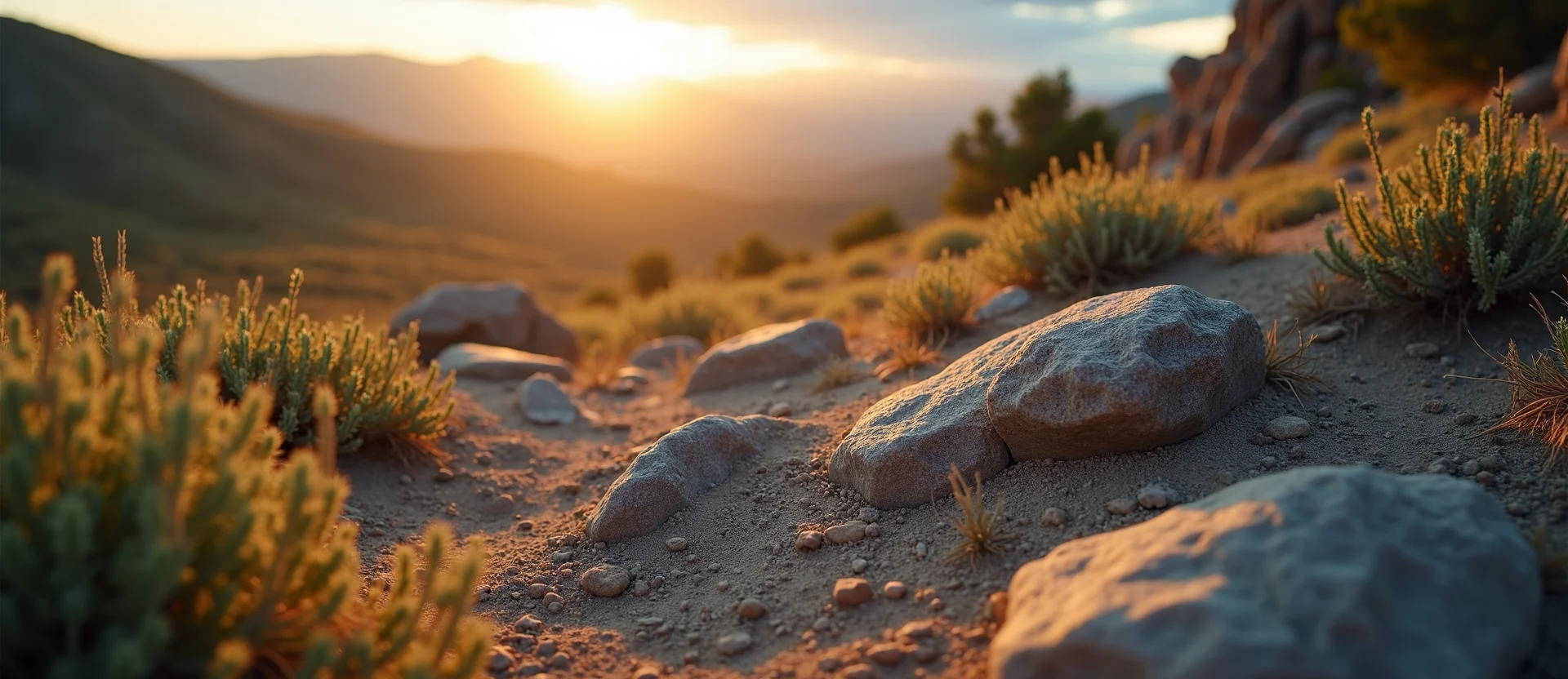 Symbolizing Identity/Local: A local Quaking Aspen High Desert vista. - AI Generated