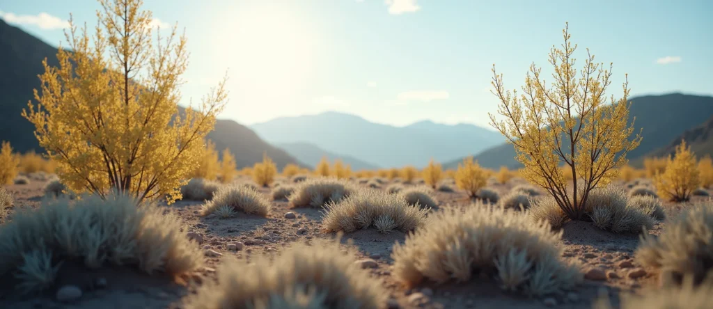 Symbolizing Identity/Local: A local Bitterbrush Washoe Valley floor. - AI Generated