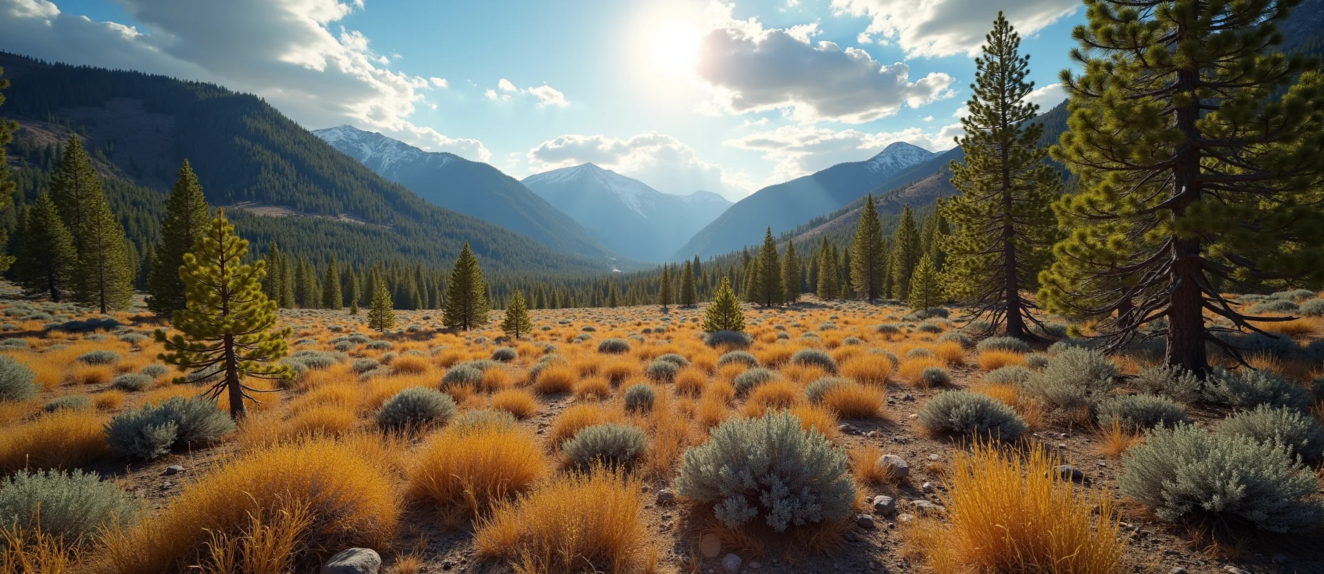 Symbolizing Growth/Resilience: A local Indian Paintbrush thriving aspen grove. - AI Generated