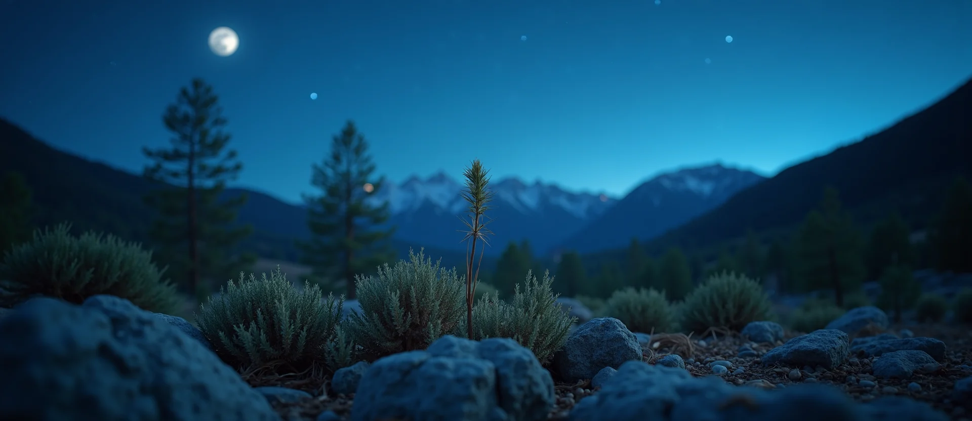 Symbolizing Seed/New Beginning: A local Quaking Aspen sprouting sagebrush seedling. - AI Generated