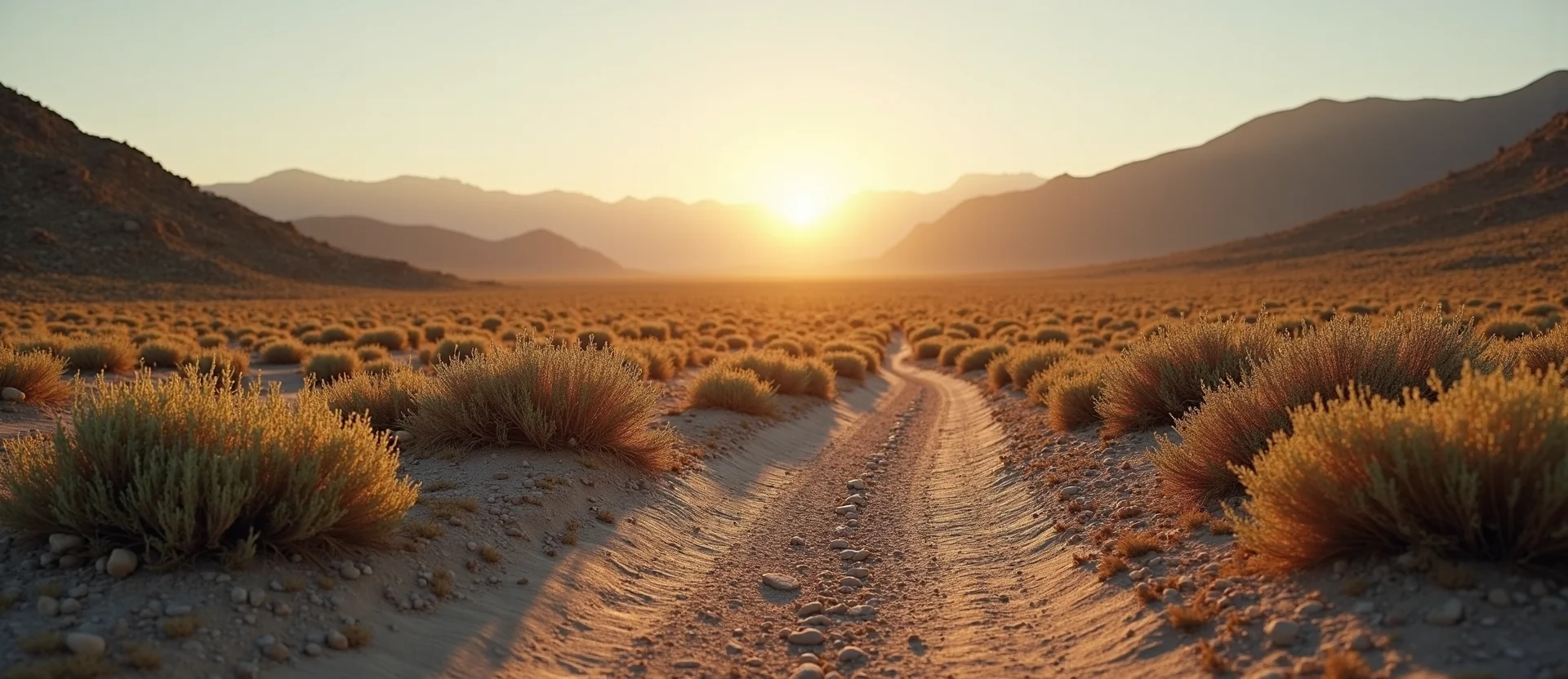 Symbolizing Identity/Local: A local Rabbitbrush Washoe Valley floor. - AI Generated