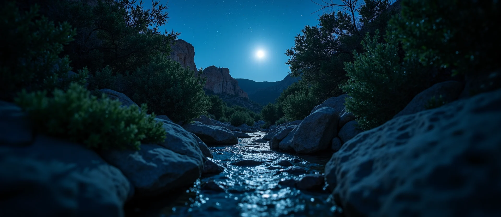 Symbolizing Flow/Cleansing: A local Manzanita hidden small waterfall. - AI Generated