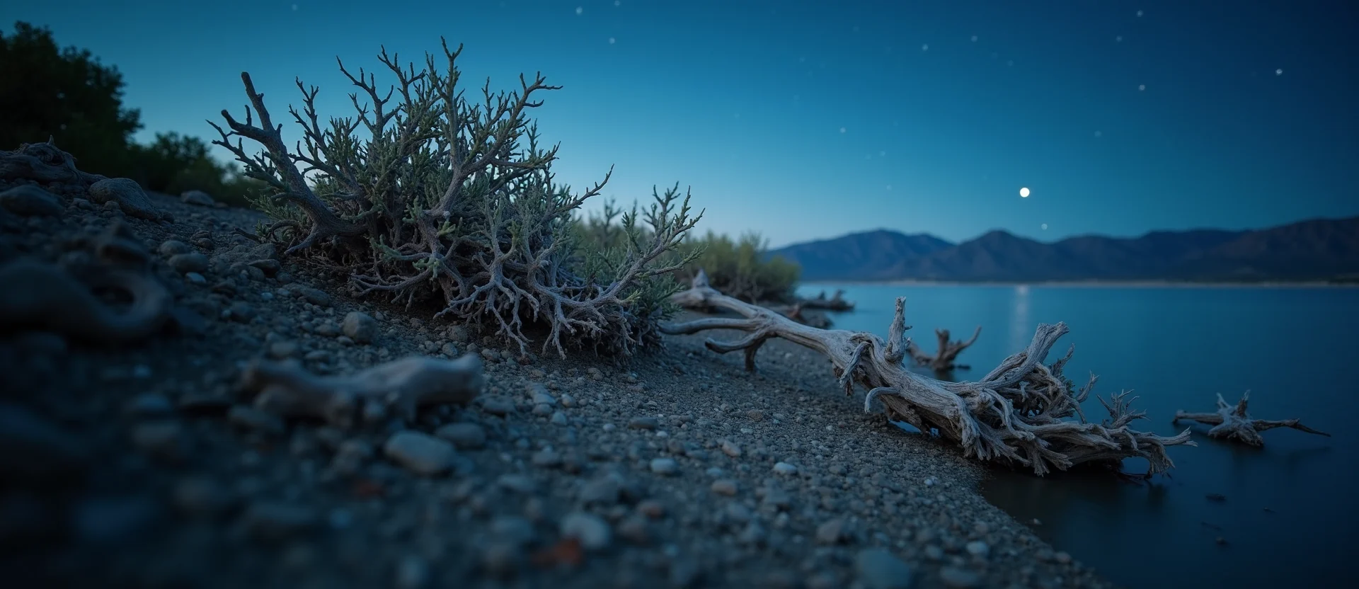 Symbolizing Growth/Resilience: A local Bitterbrush gnarled juniper roots. - AI Generated