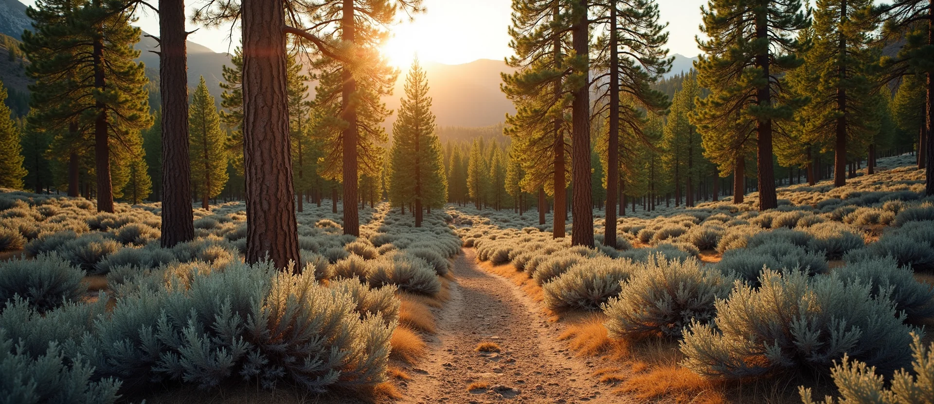Symbolizing Growth/Resilience: A local Sierra Juniper thriving aspen grove. - AI Generated