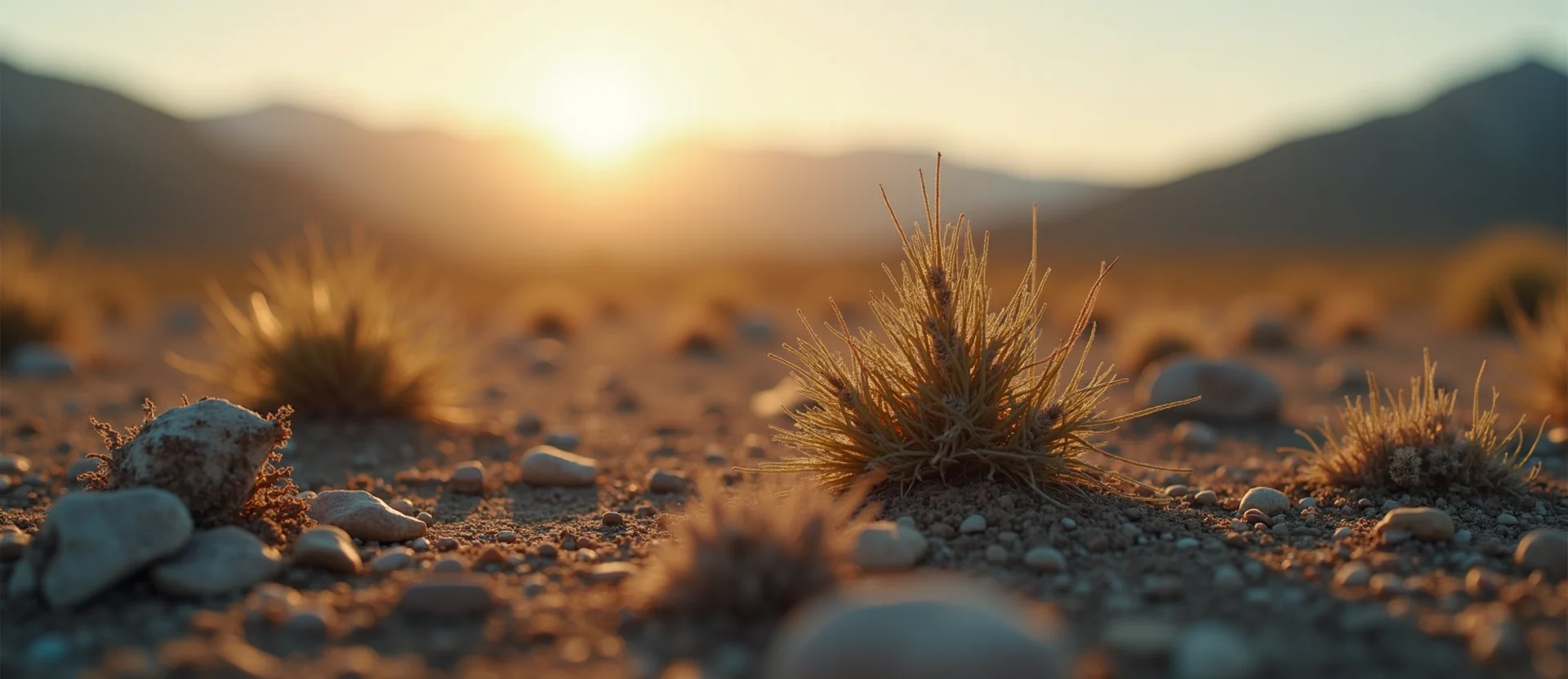 Symbolizing Seed/New Beginning: A local Indian Paintbrush single pine seed on dry earth. - AI Generated