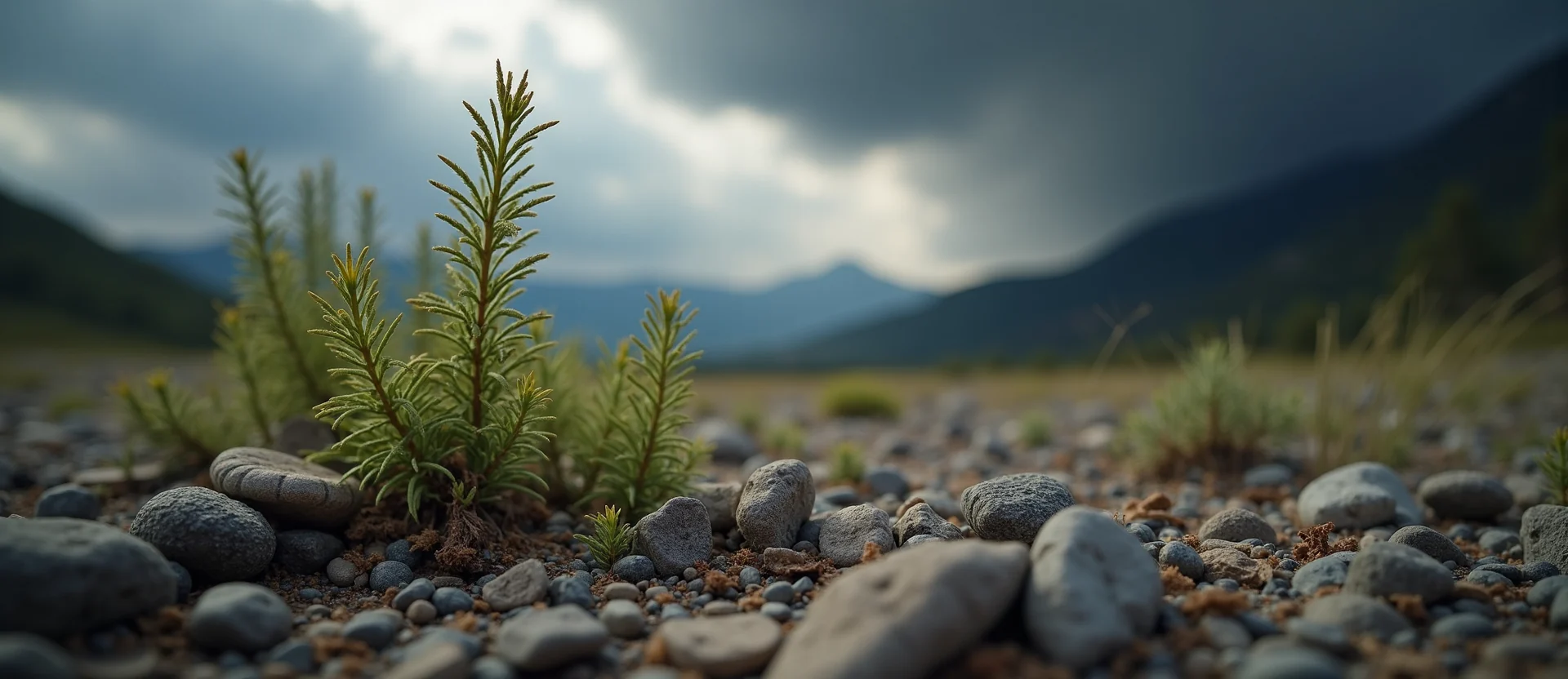 Symbolizing Seed/New Beginning: A local Quaking Aspen sprouting sagebrush seedling. - AI Generated