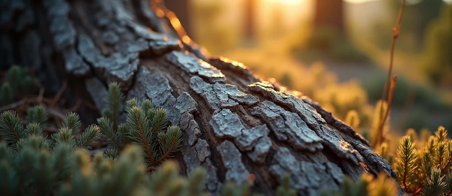 Symbolizing Growth/Resilience: A local Manzanita sturdy weathered tree trunk. - AI Generated