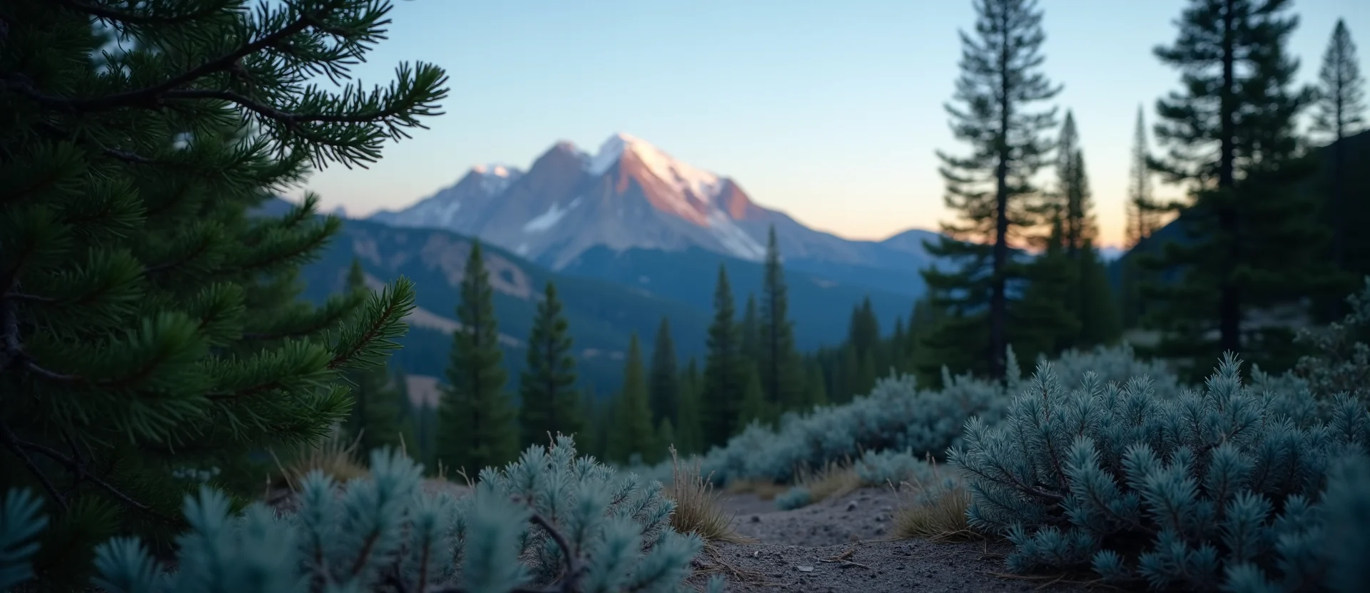 Symbolizing Stability/Peak: A local Quaking Aspen solid mountain ridge. - AI Generated