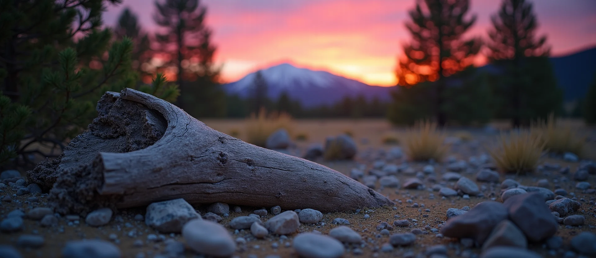 Symbolizing Growth/Resilience: A local Ponderosa Pine sturdy weathered tree trunk. - AI Generated