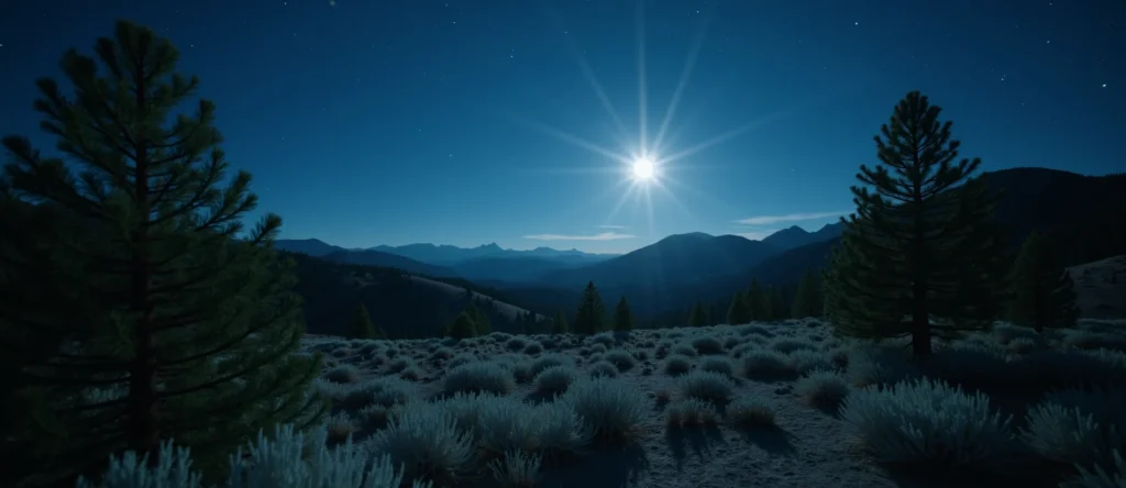 Symbolizing Identity/Local: A local Mountain Mahogany High Desert vista. - AI Generated
