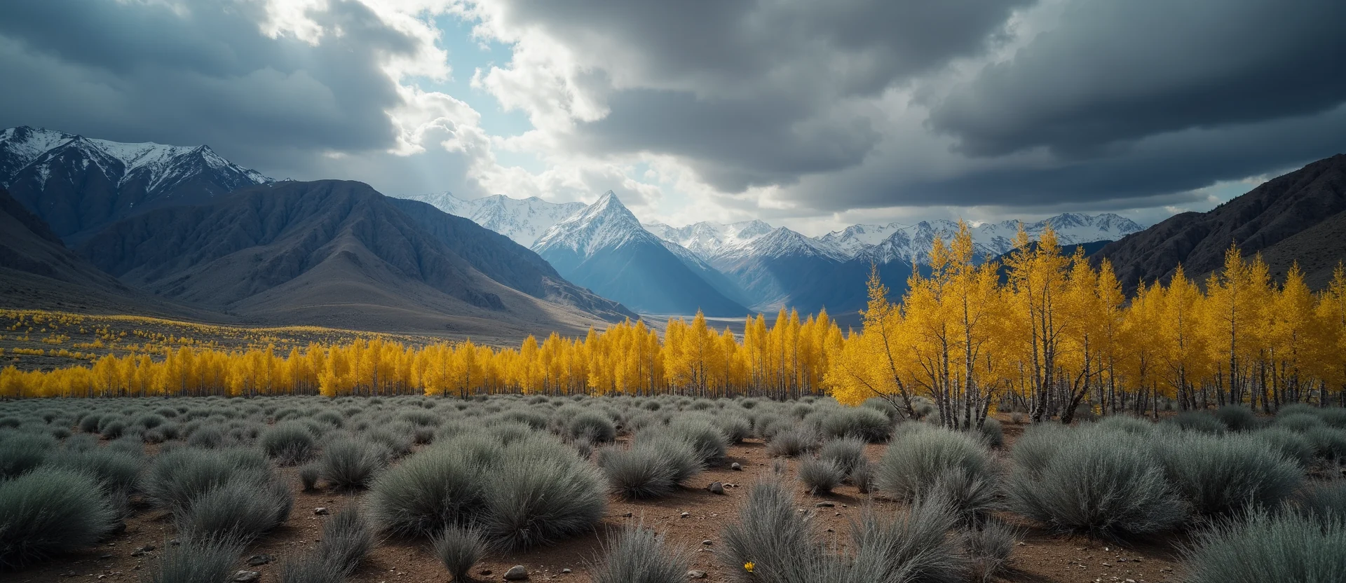 Symbolizing Identity/Local: A local Bitterbrush Washoe Valley floor. - AI Generated