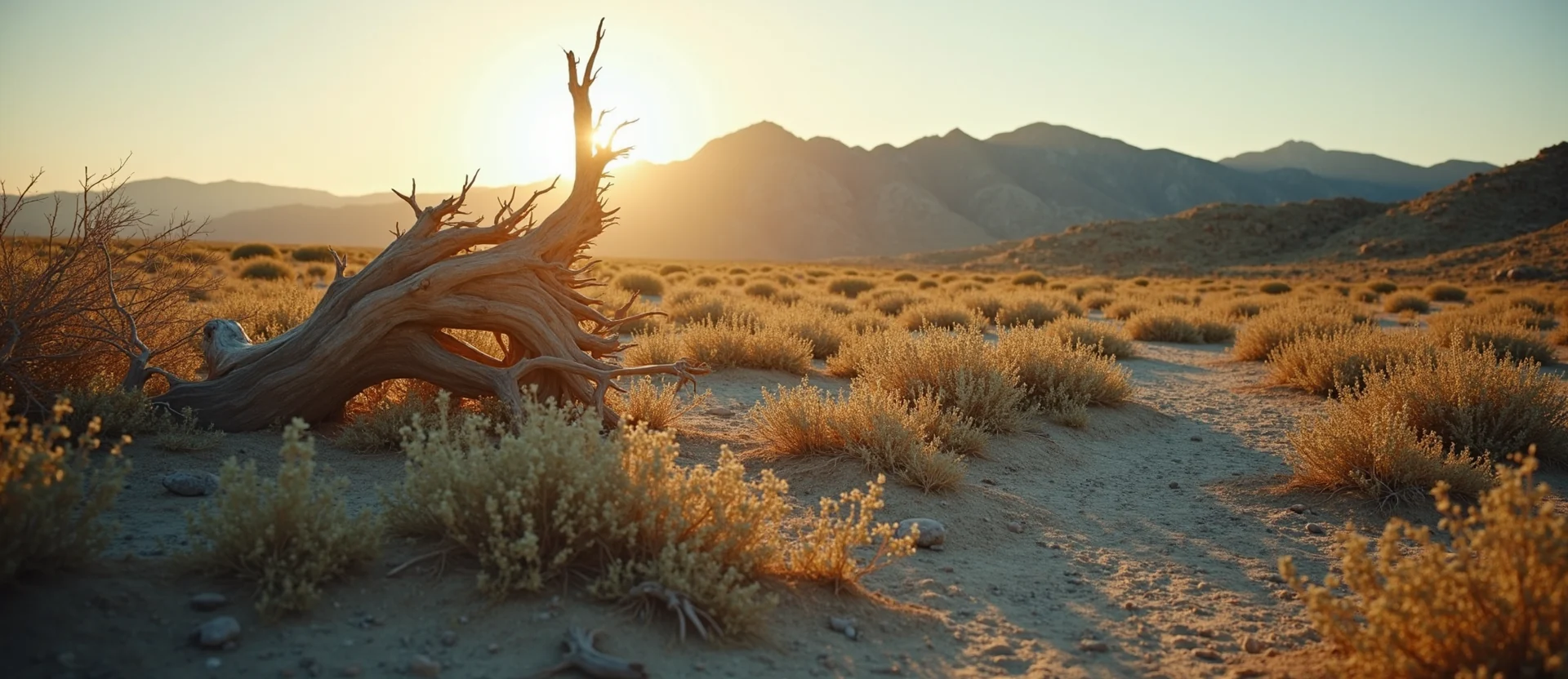 Symbolizing Identity/Local: A local Sagebrush (Artemisia tridentata) Mt. Rose foothills. - AI Generated