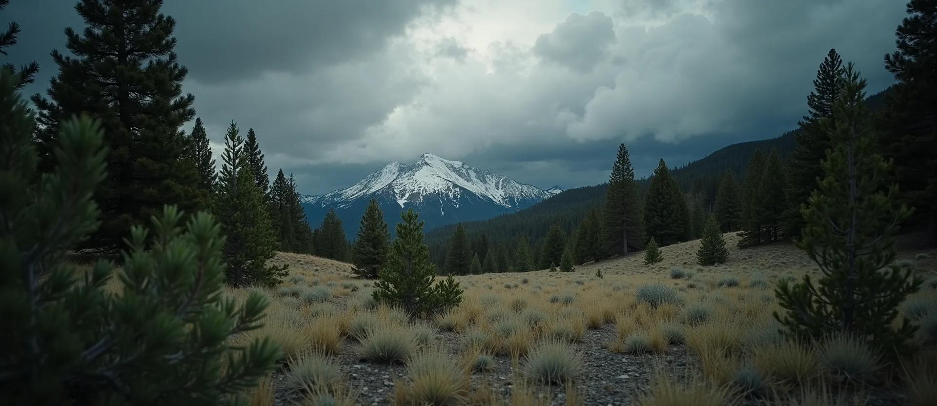 Symbolizing Identity/Local: A local Ponderosa Pine Mt. Rose foothills. - AI Generated