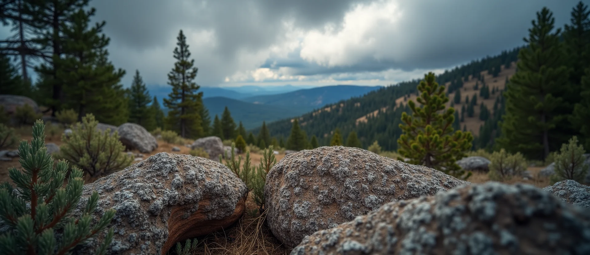 Symbolizing Identity/Local: A local Ponderosa Pine Mt. Rose foothills. - AI Generated