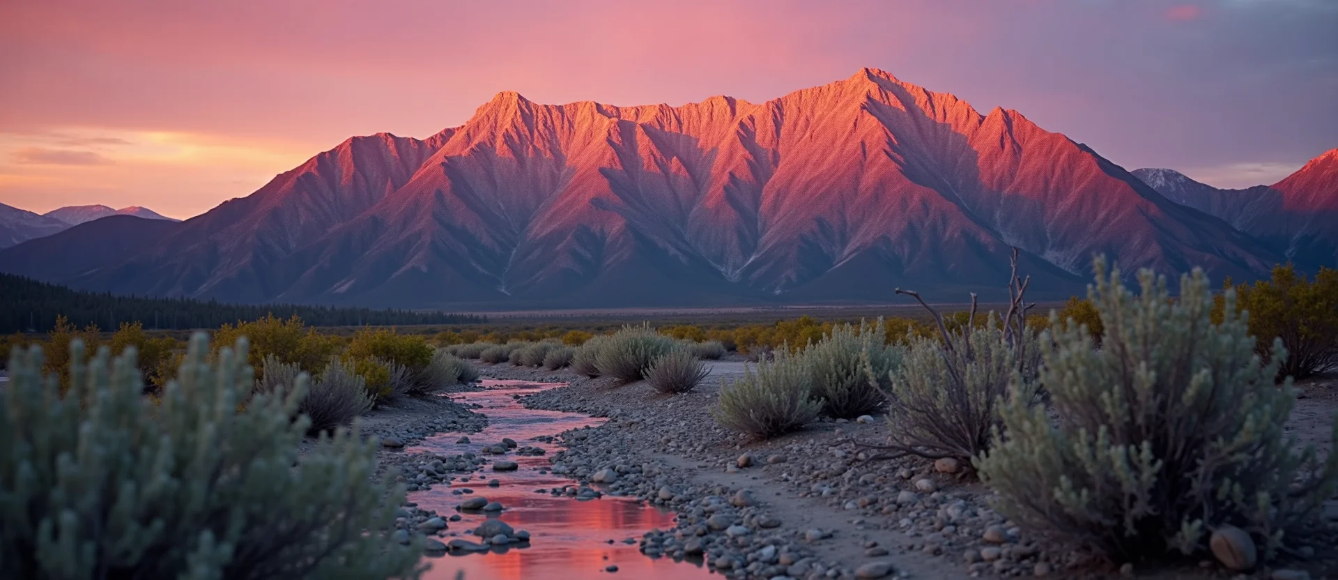 Symbolizing Stability/Peak: A local Manzanita solid mountain ridge. - AI Generated