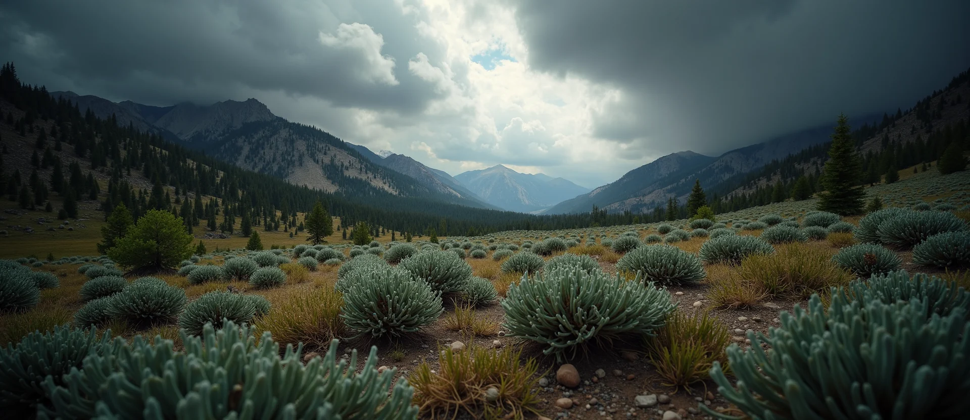 Symbolizing Identity/Local: A local Rabbitbrush Washoe Valley floor. - AI Generated