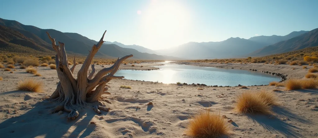 Symbolizing Identity/Local: A local Mountain Mahogany Washoe Valley floor. - AI Generated