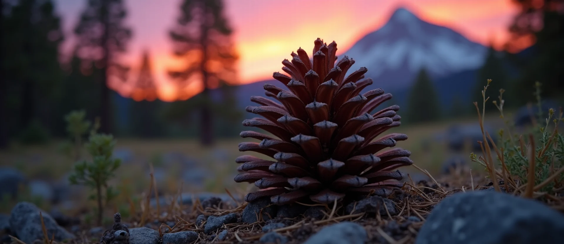 Symbolizing Seed/New Beginning: A local Quaking Aspen opening pine cone. - AI Generated