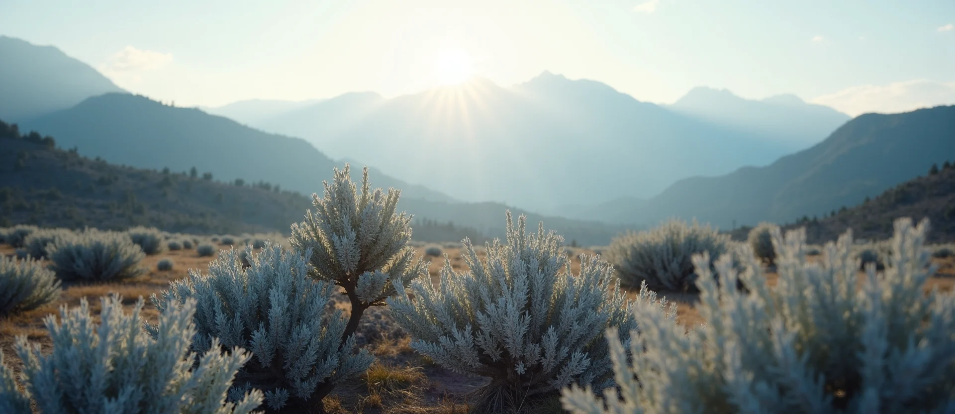 Symbolizing Identity/Local: A local Rabbitbrush Peavine Mountain silhouette. - AI Generated