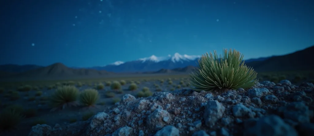 Symbolizing Seed/New Beginning: A local Sagebrush (Artemisia tridentata) sprouting sagebrush seedling. - AI Generated