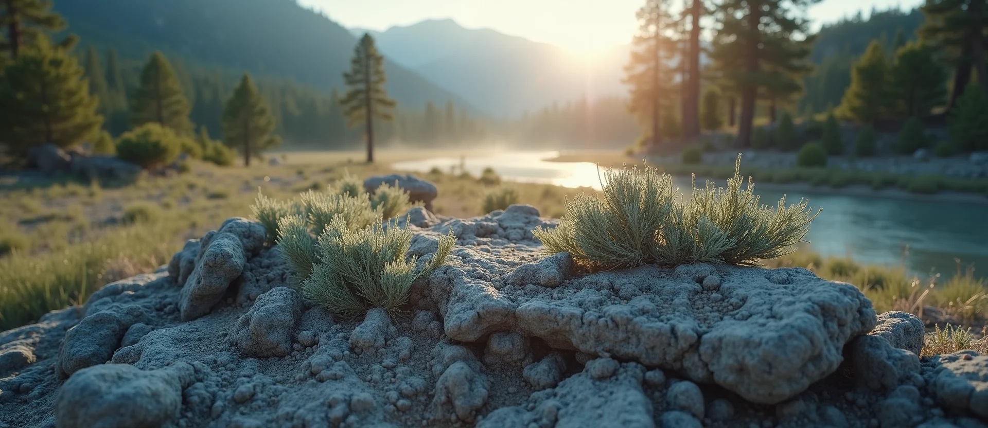 Symbolizing Identity/Local: A local Ponderosa Pine Mt. Rose foothills. - AI Generated
