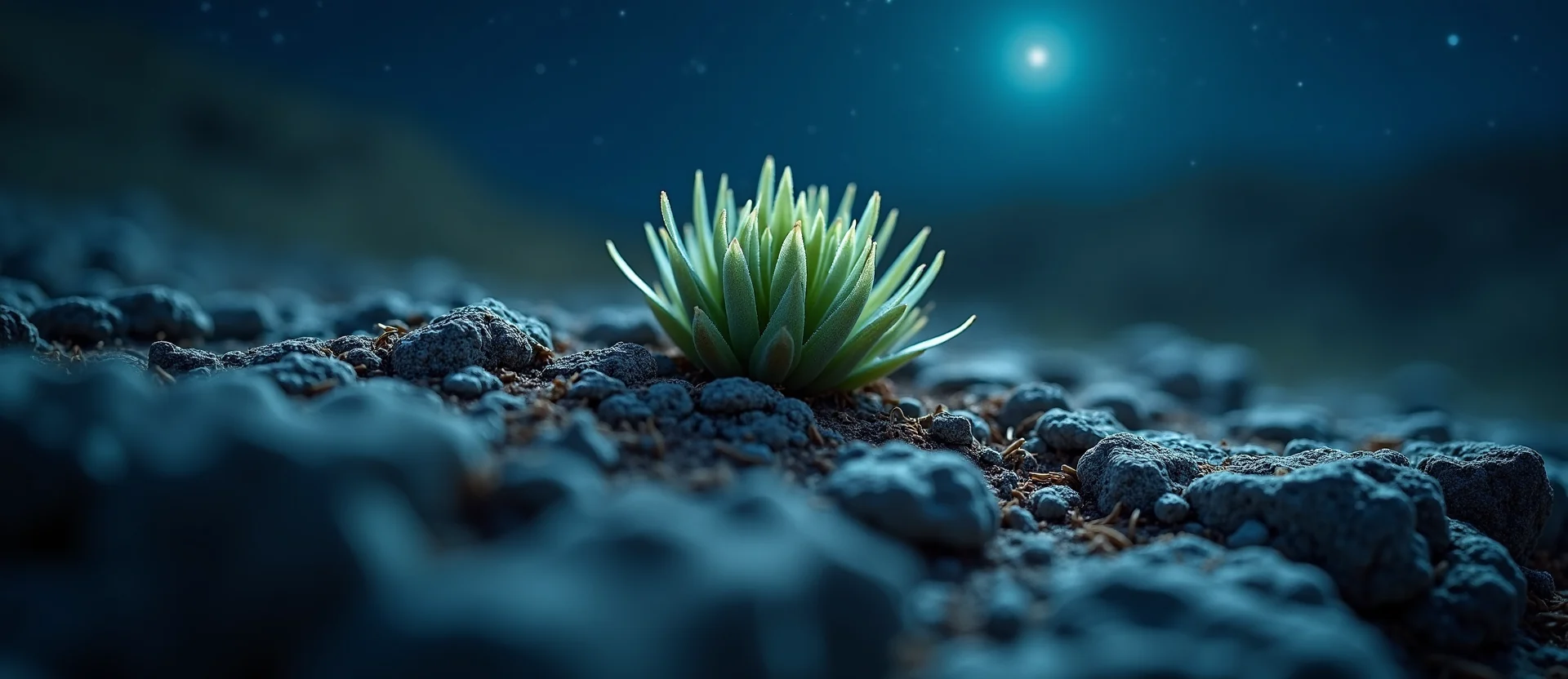 Symbolizing Seed/New Beginning: A local Mountain Mahogany sprouting sagebrush seedling. - AI Generated