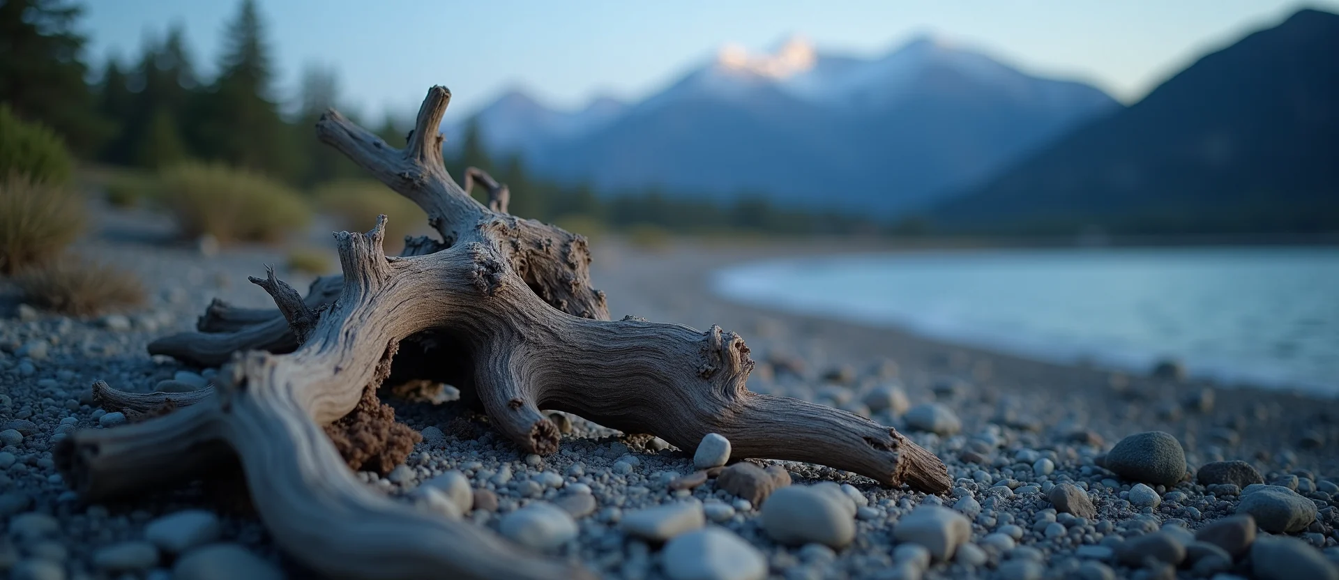 Symbolizing Growth/Resilience: A local Desert Peach gnarled juniper roots. - AI Generated