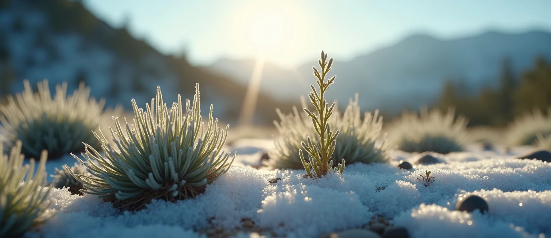 Symbolizing Seed/New Beginning: A local Sagebrush (Artemisia tridentata) sprouting sagebrush seedling. - AI Generated