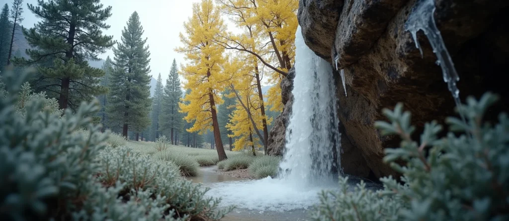 Symbolizing Growth/Resilience: A local Ponderosa Pine thriving aspen grove. - AI Generated