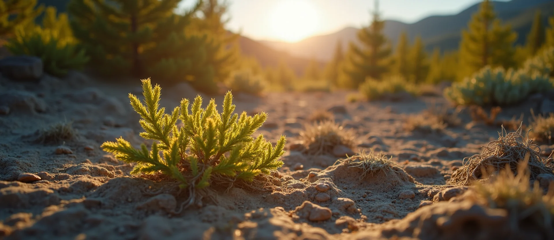 Symbolizing Identity/Local: A local Sagebrush (Artemisia tridentata) Washoe Valley floor. - AI Generated