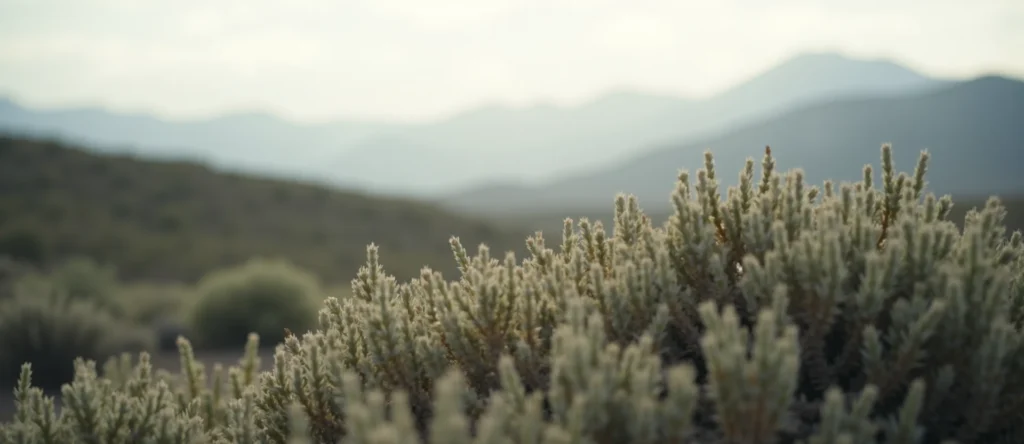Symbolizing Identity/Local: A local Rabbitbrush Peavine Mountain silhouette. - AI Generated