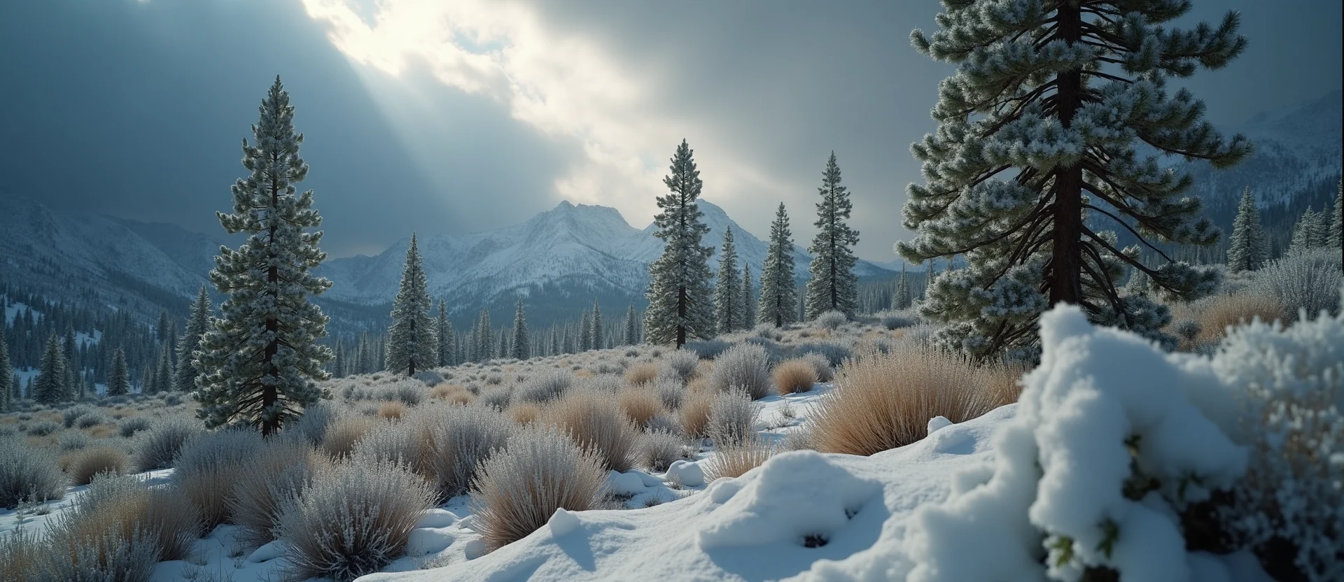 Symbolizing Growth/Resilience: A local Sagebrush (Artemisia tridentata) thriving aspen grove. - AI Generated