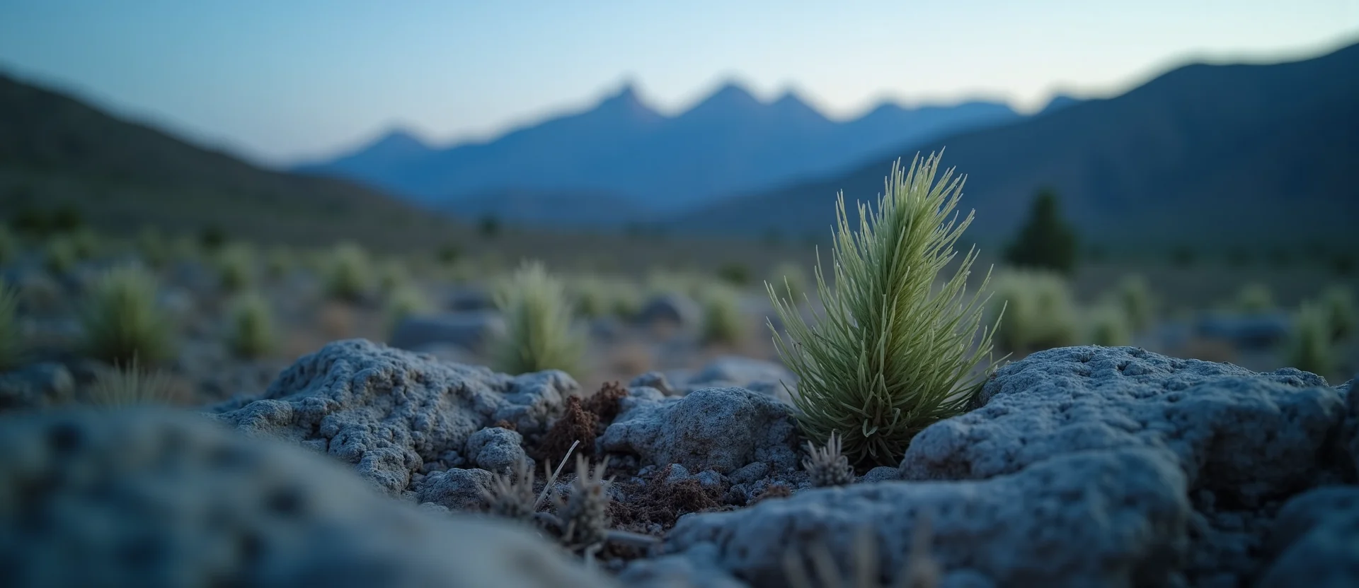 Symbolizing Seed/New Beginning: A local Quaking Aspen sprouting sagebrush seedling. - AI Generated
